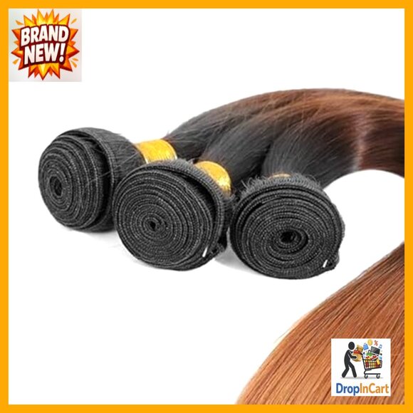 Straight Human Hair Bundles Double Weft Brazilian Virgin Hair Weave main image 5